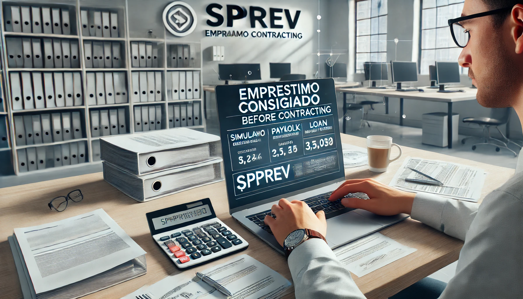 Simulação de empréstimo consignado SPPREV antes de contratar Urânia SP